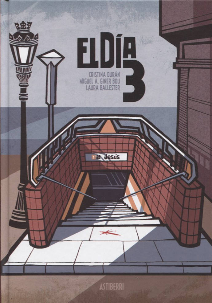 Portada del comic El día 3, sobre el accidente de Metro valencia 2006