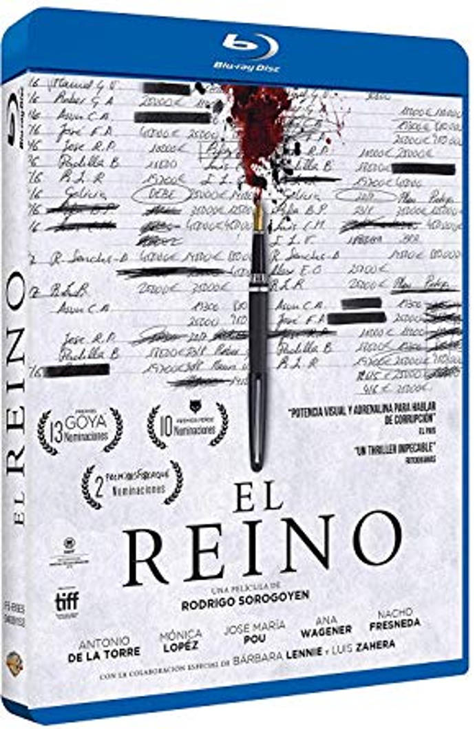 Cartel de la película El Reino, dirigida por Rodrigo Sorogoyen